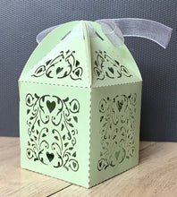 100pcs Pearl Green Small Candy Gift Packaging boxes,Laser Cut Wedding Gift Boxes,Wedding Favors,Bridal Shower Favors - Kdecoration