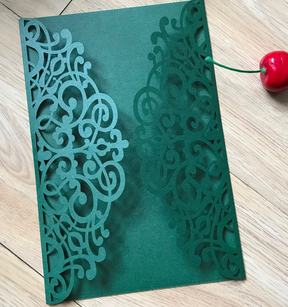 50pcs customize Laser Cut wedding invite cards,laser cut birthday invitations cards,laser cut wedding invitations cards,bridal shower invitations cards - Kdecoration