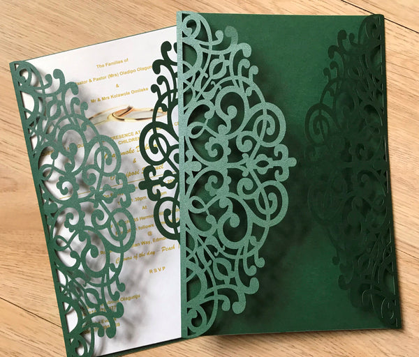 50pcs customize Laser Cut wedding invite cards,laser cut birthday invitations cards,laser cut wedding invitations cards,bridal shower invitations cards - Kdecoration