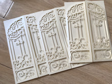 50pcs Pearl cream custom Laser Cut Wedding Invitations,customize Laser Cut invitations cards - Kdecoration