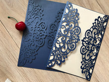 50pcs Laser Cut Wedding invitation Cards,Quinceanera invitation Cards,Sweet sixteen invitation Cards - Kdecoration