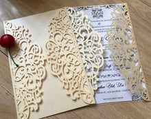 50pcs custom laser cut invite cards,birthday Invitaitons,laser cut invitations cards - Kdecoration