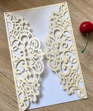 50pcs custom laser cut invite cards,birthday Invitaitons,laser cut invitations cards - Kdecoration