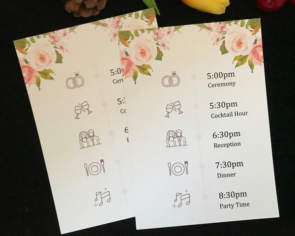 50pcs Custom Menu Cards Printing,Invitations Cards Printable,Insert into laser cut invitation Printable