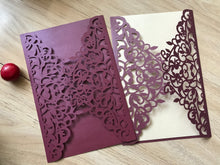 50pcs custom Laser Cut wedding invitations cards,laser cut invite cards,birthday invitation cards; - Kdecoration