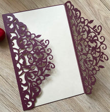 50pcs custom Laser Cut wedding invitations cards,laser cut invite cards,birthday invitation cards; - Kdecoration