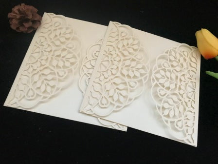 Customized Laser Cut Wedding Invitations cards,50pcs laser cut graduation invitation cards