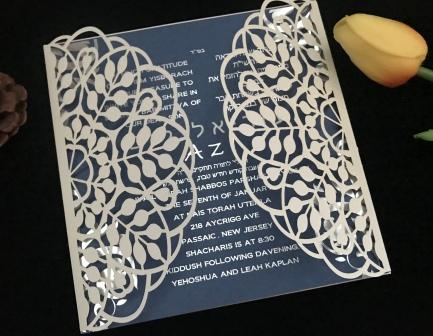 Customized Laser Cut Wedding Invitations cards,50pcs laser cut graduation invitation cards