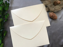 50pcs Pearl Paper crafts Custom envelopes,Invitation Cover Envelopes,Envelopes for Laser Cut Wedding Invitation Cards,Envelopes 155*155m/133*195mm - Kdecoration