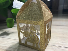 100pcs Glitter Gold Elephant laser cut wedding favor boxes,Wedding Favors,packaging boxes - Kdecoration