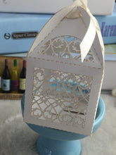 100pieces gift Box,Laser Cut Wedding Favor Boxes,Gift Packaging Box with ribbon - Kdecoration