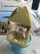 100pcs Favor box, Small favor boxes, 5x5x8.5cm,gold wedding favor boxes - Kdecoration