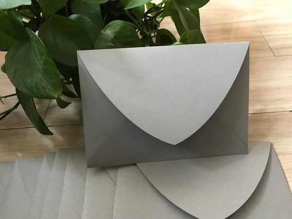 50pcs Pearl Custom envelopes,Envelope Match our Laser Cut Invitations,133*195mm/155mm*15mm - Kdecoration