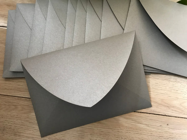 50pcs Pearl Custom envelopes,Envelope Match our Laser Cut Invitations,133*195mm/155mm*15mm - Kdecoration