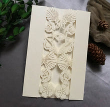 50pcs Seashell Laser Cut Wedding Cards,Bridal Shower Invitations Card,Engagement Invitation Cards - Kdecoration