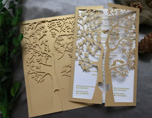 50pcs Pearl Begie Gold Laser Cut Wedding Invitations,custom Laser Cut Invitation Cards - Kdecoration