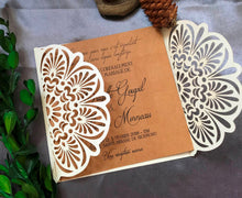 50pcs Pearl Cream Birthday Invitations,Laser Cut Wedding Invitations,Laser Cut Wedding Cards,Flower Invitations Cards - Kdecoration