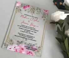 Free Design Elegant invitaitons,custom Acrylic invitations card,Acrylic Wedding invitaitons