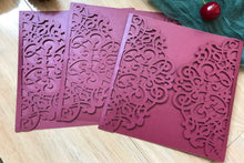 50pcs custom laser cut wedding invite cards,birthday laser cut invitations covers,DIY invite covers - Kdecoration