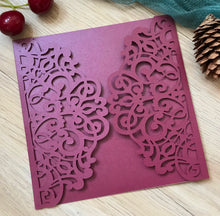 50pcs custom laser cut wedding invite cards,birthday laser cut invitations covers,DIY invite covers - Kdecoration