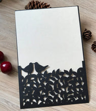 50pcs Pearl Black Laser Cut Menu Cards,Pocket Invitations,Laser Cut Wedding Cards - Kdecoration