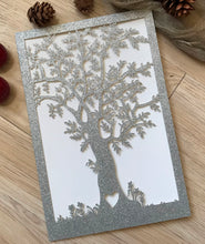 50pcs Glitter Silver Laser Cut Invitations Card,Sweet 16 Birthday invitation Cards,Invitations - Kdecoration