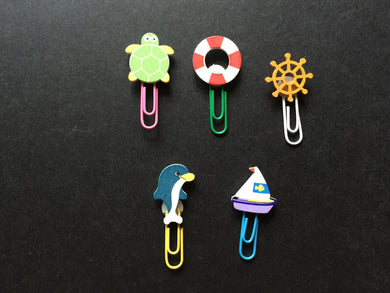 Cartoon Bookmark Clips | Paper Clip | Planner Clip |Cute Organizer | Planner Accessory - Kdecoration