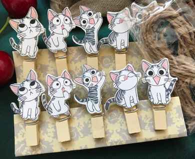 Photo Paper Hanging Decoration Clips,Clothespin Holders,Birthday Party Favors Decorations - Kdecoration