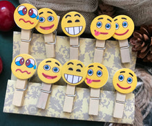 Smile Wooden Clips,Place Cards Holders Clips,Pin Clothespins,Wedding Party Favors Gifts Decorations - Kdecoration