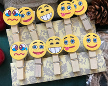 Smile Wooden Clips,Place Cards Holders Clips,Pin Clothespins,Wedding Party Favors Gifts Decorations - Kdecoration