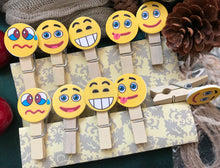 Smile Wooden Clips,Place Cards Holders Clips,Pin Clothespins,Wedding Party Favors Gifts Decorations - Kdecoration