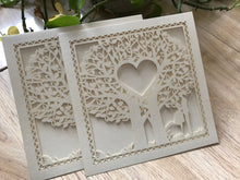 50pcs Pearl Cream unique wedding invitations,Laser Cut Wedding Cards,Laser Cut Invitation Cards - Kdecoration