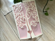 50pcs Ivory (light yellow)Tree Laser Cut Wedding Cards,Sweet Sixteen Birthday Invitations Covers - Kdecoration