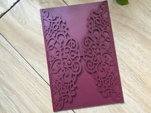 50pcs Pearl laser cut Wedding Cards,Bridal Shower Invitations,inexpensive wedding invitations - Kdecoration