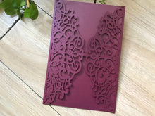 50pcs Pearl laser cut Wedding Cards,Bridal Shower Invitations,inexpensive wedding invitations - Kdecoration