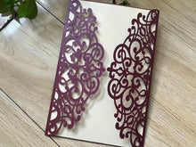 50pcs Pearl laser cut Wedding Cards,Bridal Shower Invitations,inexpensive wedding invitations - Kdecoration