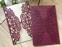 50pcs Pearl laser cut Wedding Cards,Bridal Shower Invitations,inexpensive wedding invitations - Kdecoration