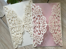 50pcs Laser Cut Wedding invitation Cards,Quinceanera invitation Cards,Sweet sixteen invitation Cards - Kdecoration