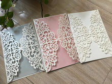 50pcs Laser Cut Wedding invitation Cards,Quinceanera invitation Cards,Sweet sixteen invitation Cards - Kdecoration