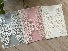 50pcs Pearl Colorful invitations card,Wedding invite,Laser Cut Wedding Card,Bridal Shower Invitation - Kdecoration