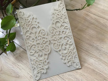 50pcs pearl cream Laser Cut wedding invitations cards,Engagement Invitations,baby Shower Invitations - Kdecoration