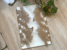 50pcs Butterfly Laser Cut Wedding Invitations,Baby Shower Birthday Invitations - Kdecoration