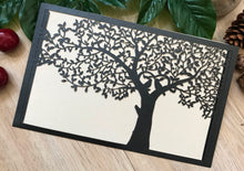 50pcs Pearl Black Tree birthday invitations,Pocket Laser cut wedding cards,Pocket Invitation Cards - Kdecoration