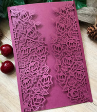 50pcs Burgundy Red Grape Wedding Invitations,super unique wedding celebration invitations - Kdecoration