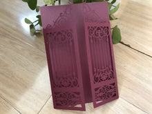 50pcs Gate Laser Cut Wedding Invitations,modern wedding invitations,bridal brunch invitations - Kdecoration