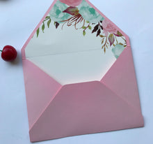 Custom flower envelopes,invitation cards Envelopes,Envelopes 155*155mm/133*195mm on the photo - Kdecoration