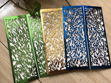 50pcs Leaf Metallic Gold laser cut Wedding Invitations,Laser Cut Wedding Card - Kdecoration