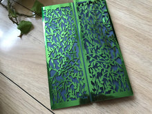 50pcs Leaf Metallic Gold laser cut Wedding Invitations,Laser Cut Wedding Card - Kdecoration