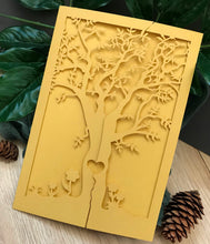 50pcs Pearl gold laser cut Invitations,Tree Laser Cut Wedding Cards,custom laser cut invite covers - Kdecoration