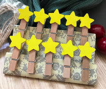 Promotion 30pcs yellow star gifts,children's Birthday Party Favor Decorations,clothespin - Kdecoration